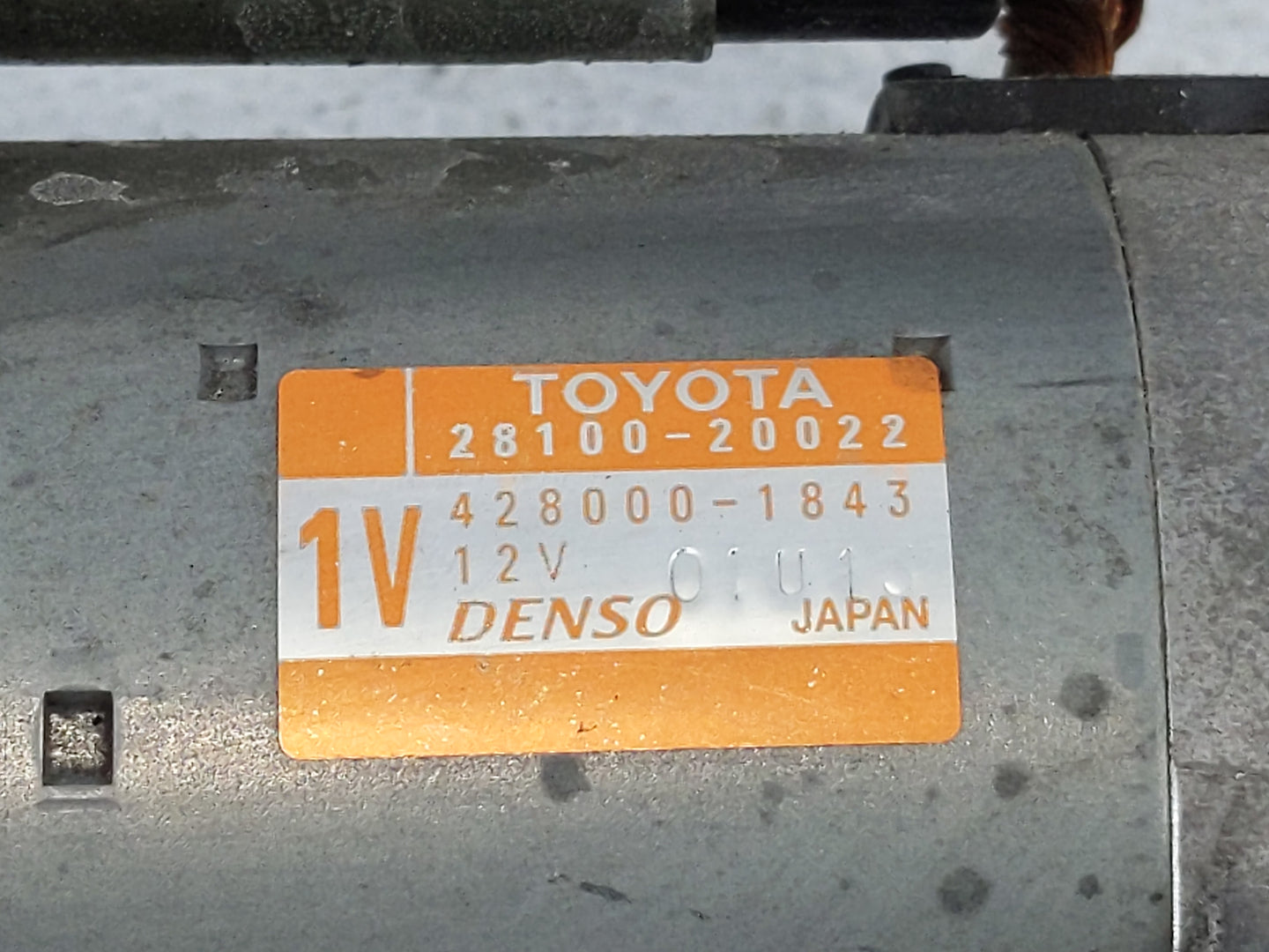 2015-2017 Lexus Nx200t Car Starter Motor Solenoid OEM P/N:428000-1843 28100-20022 Fits OEM Used Auto Parts - Oemusedautopart