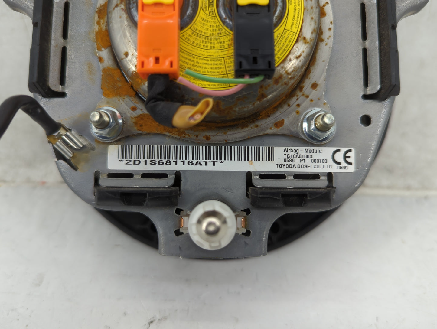 2015-2017 Lexus Nx200t Air Bag Driver Left Steering Wheel Mounted P/N:TG10A01003 Fits Fits 2015 2016 2017 2018 2019 2020 202
