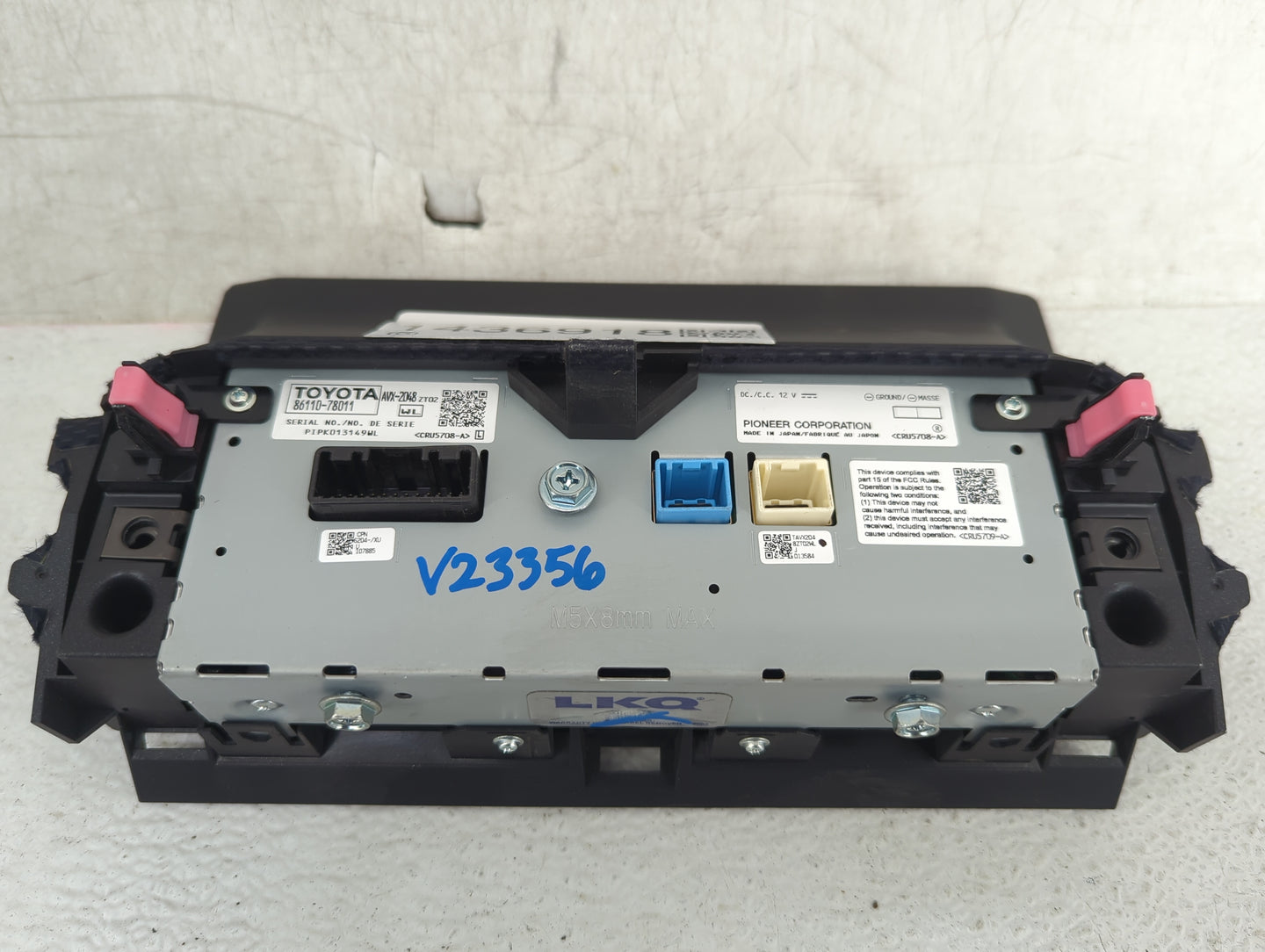 2015-2017 Lexus Nx200t Information Display Screen - Oemusedautoparts1.com