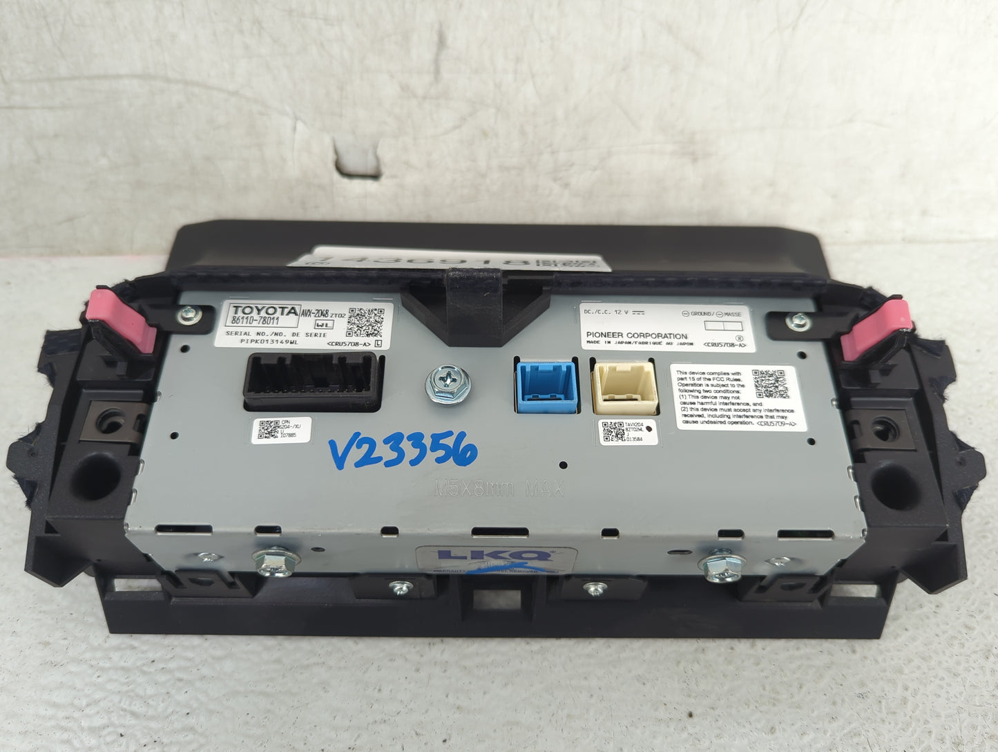 2015-2017 Lexus Nx200t Information Display Screen - Oemusedautoparts1.com