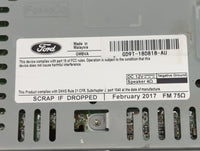 2017 Lincoln Continental Radio AM FM Cd Player Receiver Replacement P/N:GD9T-18D818-AU Fits OEM Used Auto Parts - Oemusedaut