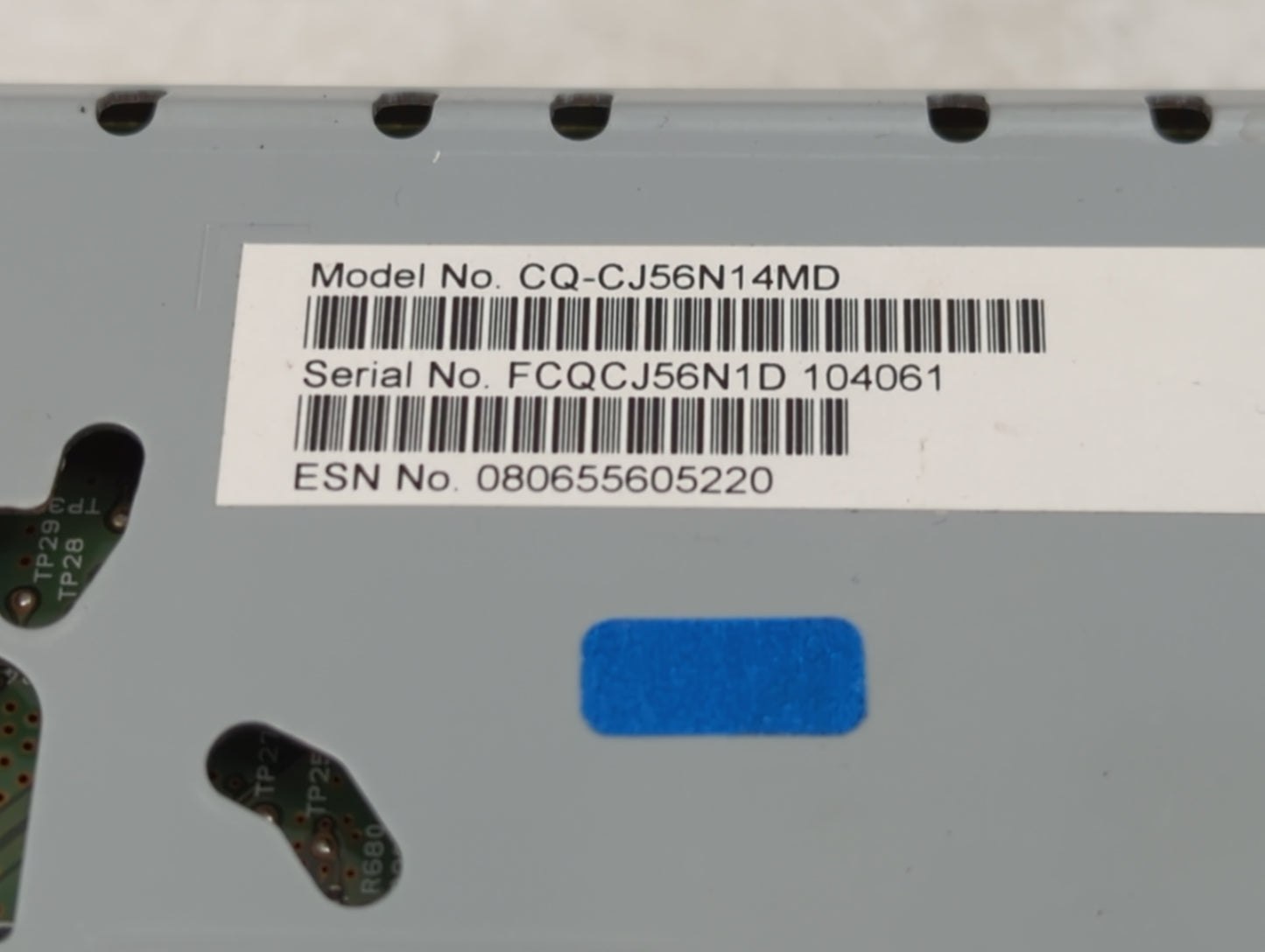2017-2019 Lincoln Mkc Radio AM FM Cd Player Receiver Replacement Fits Fits 2017 2018 2019 OEM Used Auto Parts - Oemusedautop