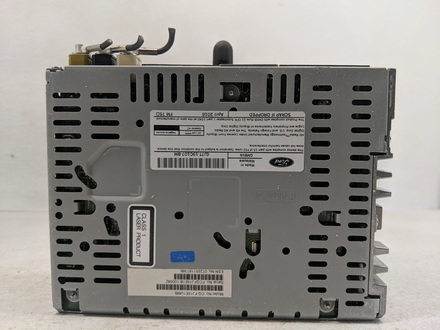 2017-2019 Lincoln Mkc Radio AM FM Cd Player Receiver Replacement P/N:GJ7T-19C107-BM GJ7T-19C107-DA Fits Fits 2017 2018 2019 