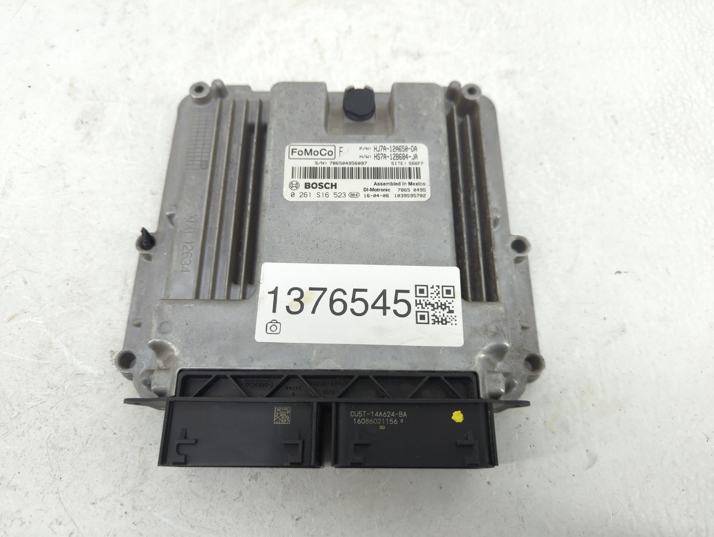 2015-2019 Lincoln Mkc PCM Engine Control Computer ECU ECM PCU OEM P/N:HS7A-12B684-JA HJ7A-12A650-DA Fits OEM Used Auto Parts