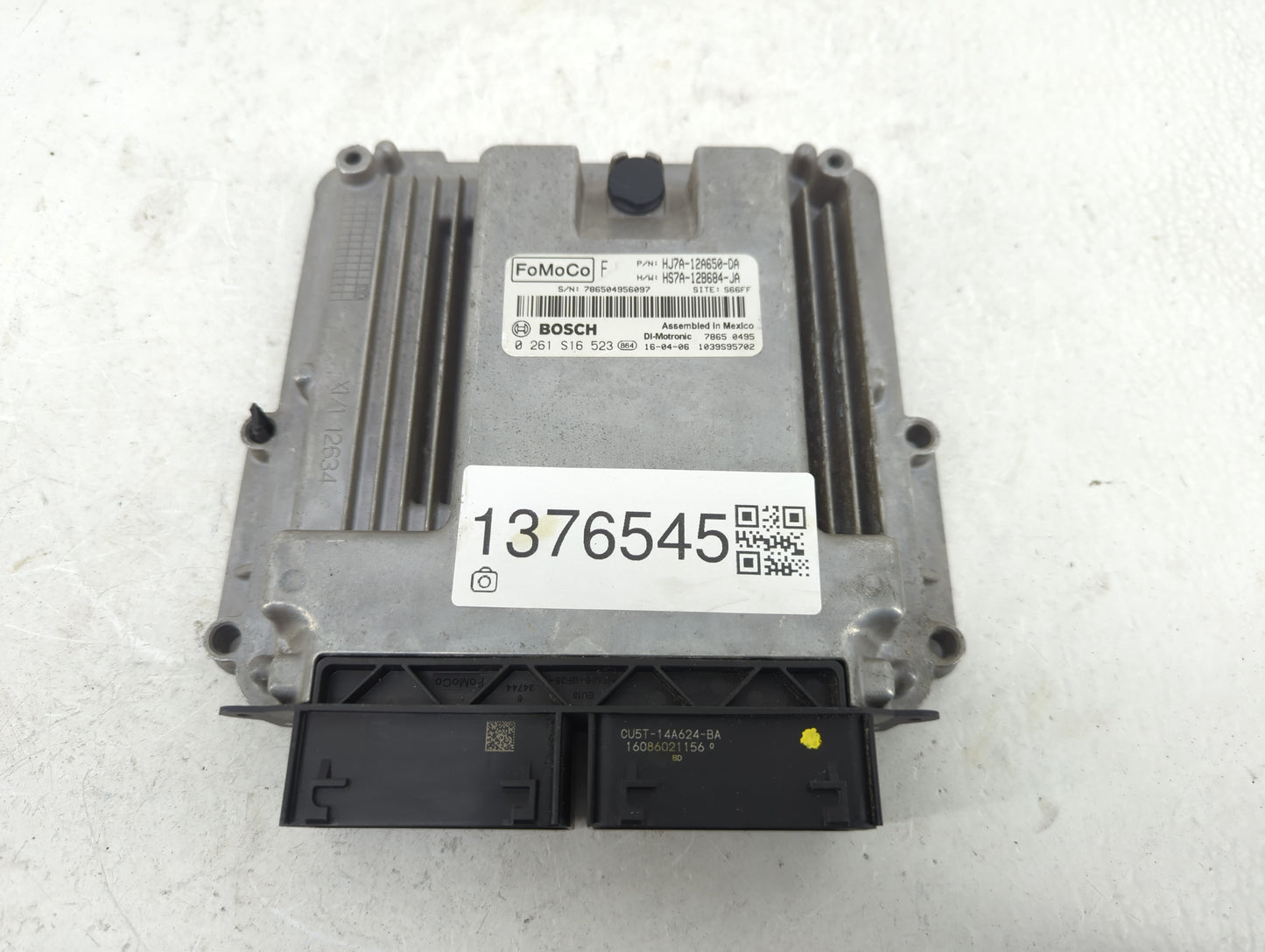 2015-2019 Lincoln Mkc PCM Engine Control Computer ECU ECM PCU OEM P/N:HS7A-12B684-JA HJ7A-12A650-DA Fits OEM Used Auto Parts