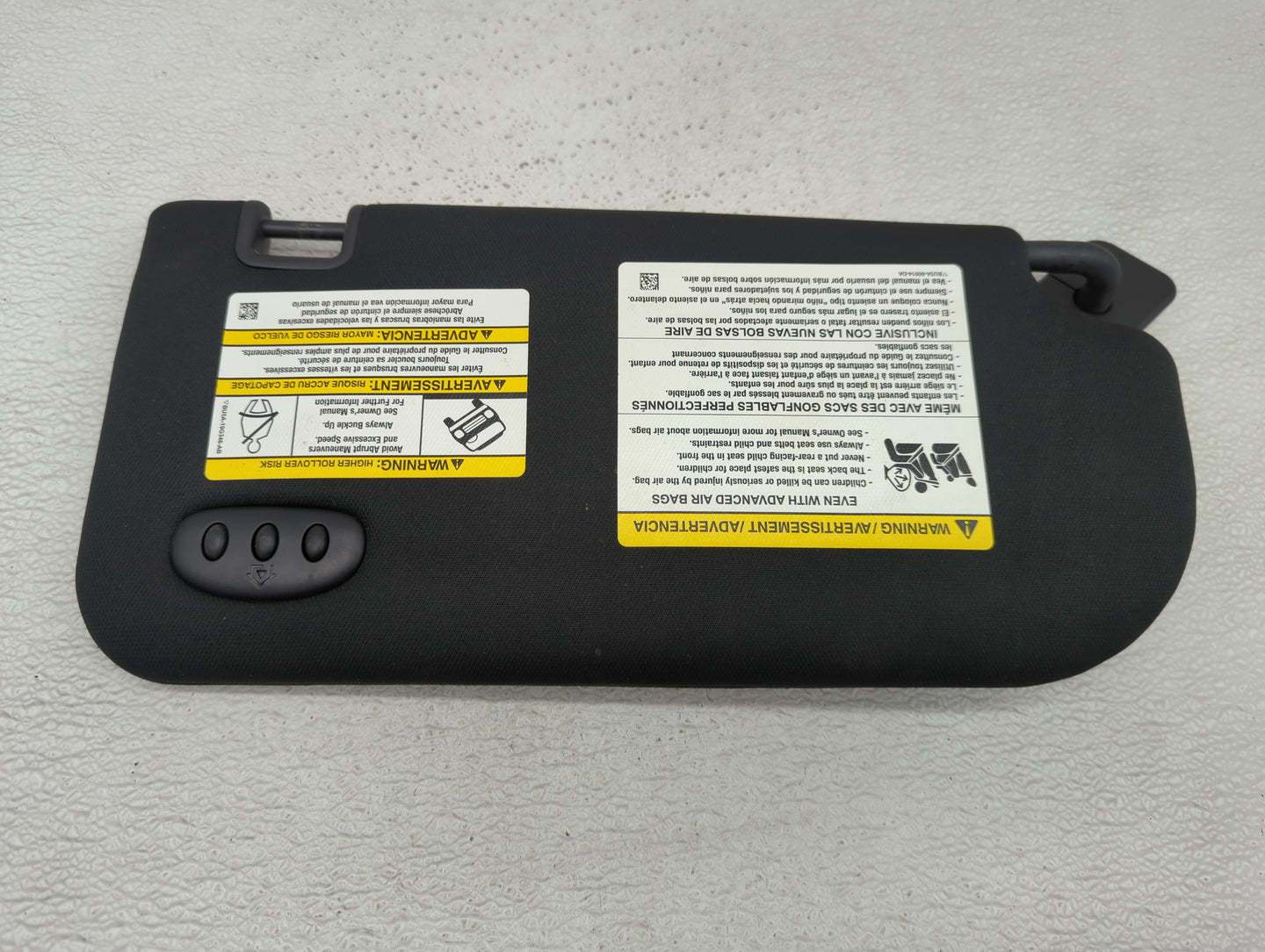 2015-2019 Lincoln Mkc Sun Visor Shade Replacement Driver Left Mirror Fits Fits 2015 2016 2017 2018 2019 OEM Used Auto Parts 