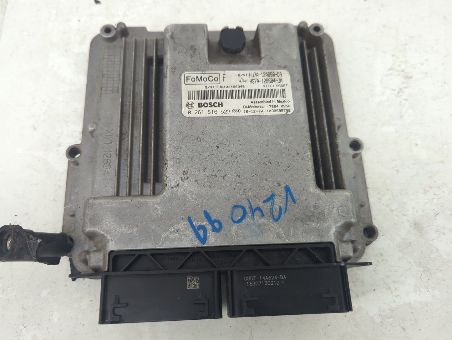 2015-2019 Lincoln Mkc PCM Engine Control Computer ECU ECM PCU OEM P/N:HJ7A-12A650-DA 0 261 S16 523 Fits OEM Used Auto Parts 