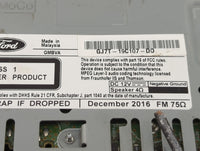 2017-2019 Lincoln Mkc Radio AM FM Cd Player Receiver Replacement P/N:GJ7T-19C107-DD Fits Fits 2017 2018 2019 OEM Used Auto P