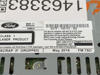 2017-2019 Lincoln Mkc Radio AM FM Cd Player Receiver Replacement P/N:GJ7T-19C107-DA Fits Fits 2017 2018 2019 OEM Used Auto P