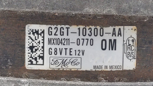 2015-2019 Lincoln Mkc Alternator Replacement Generator Charging Assembly Engine OEM P/N:DG1T-10300-GA G2GT-10300-BA Fits OEM Used Auto Parts