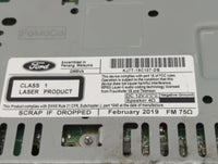 2017-2019 Lincoln Mkc Am Fm Cd Player Radio Receiver 466108 - Oemusedautoparts1.com