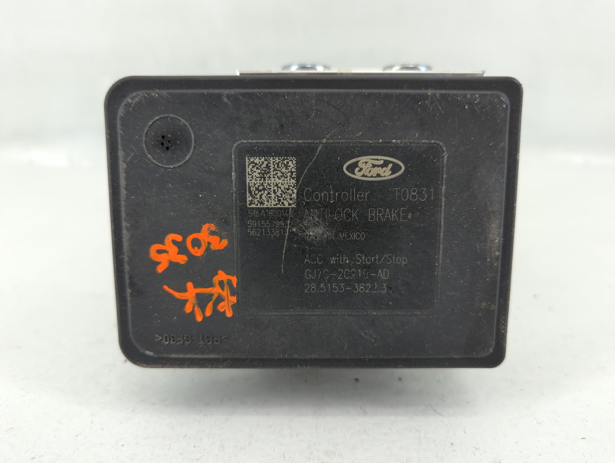 2017-2018 Lincoln Mkc Anti-Lock Brake ABS Pump Module Actuator OEM P/N:GJ7C-2C405-AE Fits Fits 2017 2018 OEM Used Auto Parts