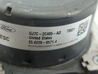 2017 Lincoln Mkc ABS Pump Control Module Replacement P/N:GJ7C-2C405-AD Fits OEM Used Auto Parts - Oemusedautoparts1.com