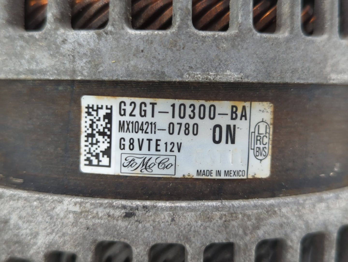 2015-2019 Lincoln Mkc Alternator Replacement Generator Charging Assembly Engine OEM P/N:MX104211-0780 G2GT-10300-BA Fits OEM