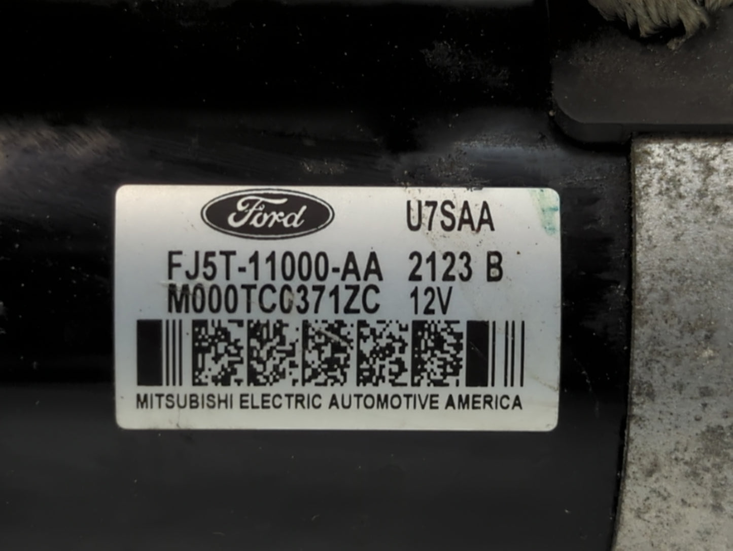 2017-2019 Lincoln Mkc Car Starter Motor Solenoid OEM P/N:M000TC0371ZC FJ5T-11000-AA Fits Fits 2017 2018 2019 2020 2021 2022 
