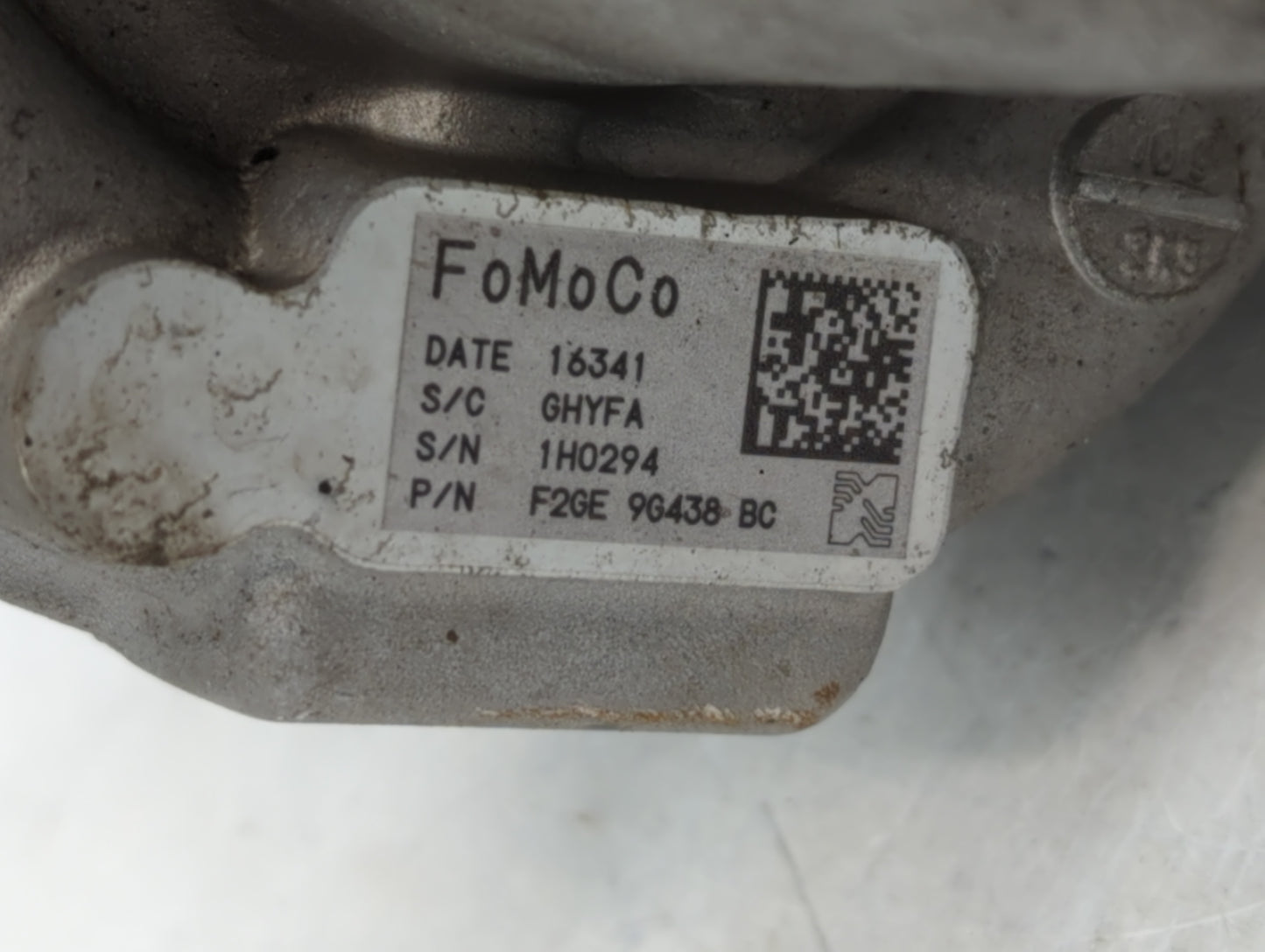 2017 Lincoln Mkc Turbocharger Turbo Charger Super Charger Supercharger - Oemusedautoparts1.com