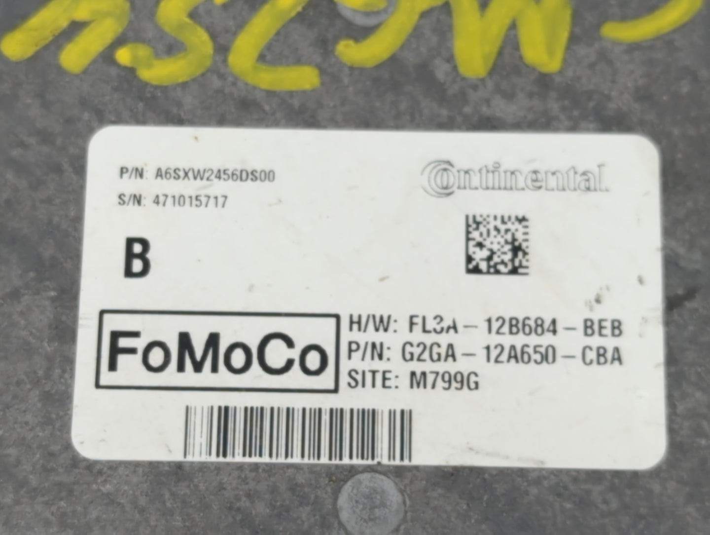 2016-2018 Lincoln Mkx PCM Engine Control Computer ECU ECM PCU OEM P/N:G2GA-12A650-CBA Fits Fits 2015 2016 2017 2018 2019 OEM