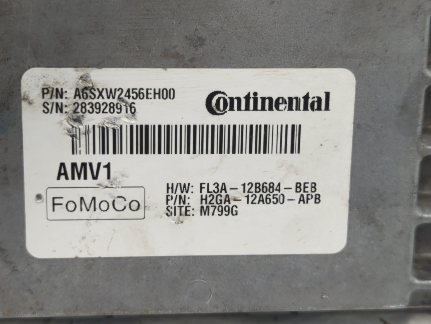 2016-2018 Lincoln Mkx PCM Engine Control Computer ECU ECM PCU OEM P/N:A6SXW2456EH00 GB5A-12A650-BZA Fits OEM Used Auto Parts