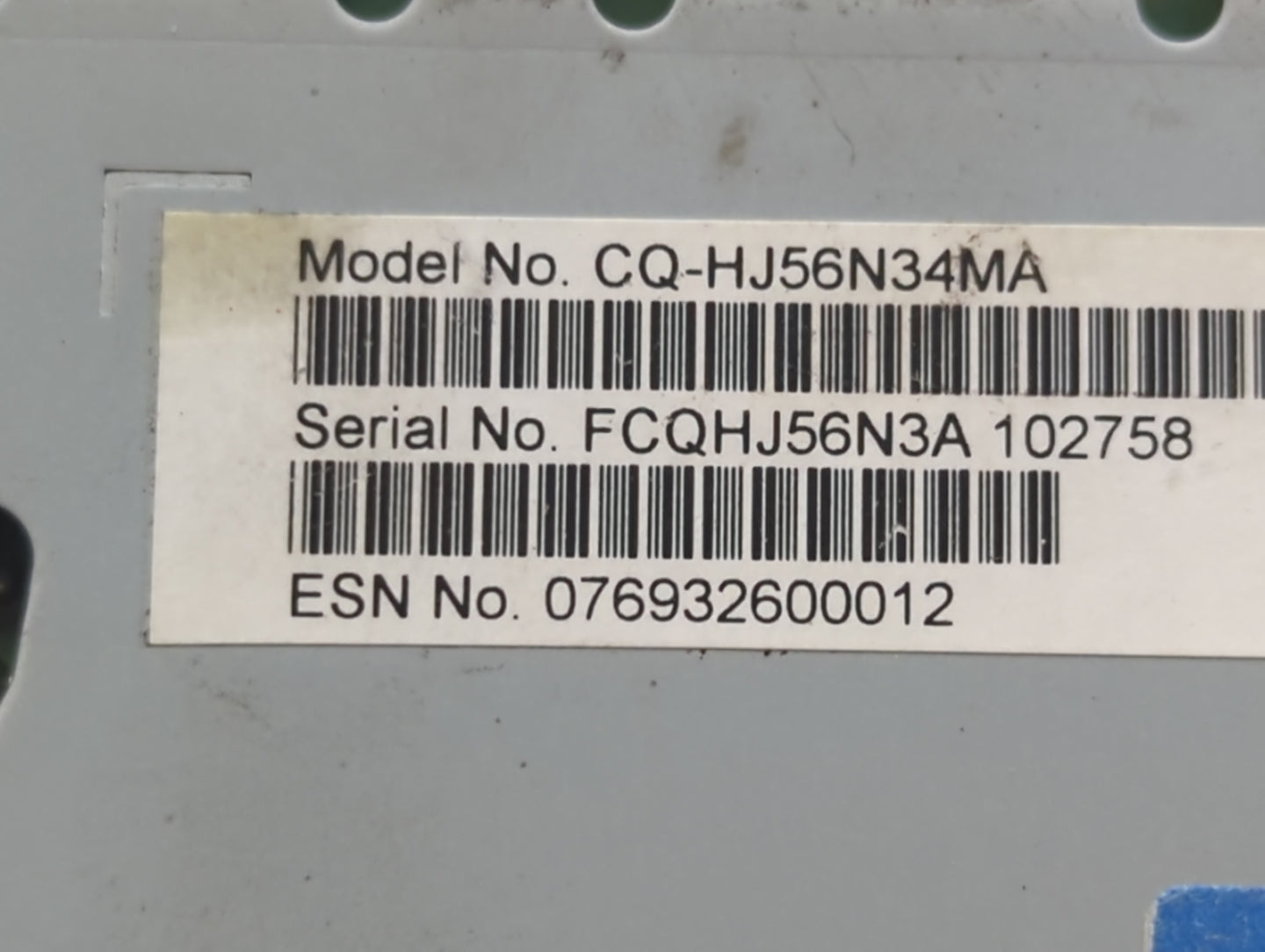 2017-2018 Lincoln Mkx Radio AM FM Cd Player Receiver Replacement P/N:HA1T-19C107-AF HA1T-19C107-CC Fits Fits 2017 2018 OEM U