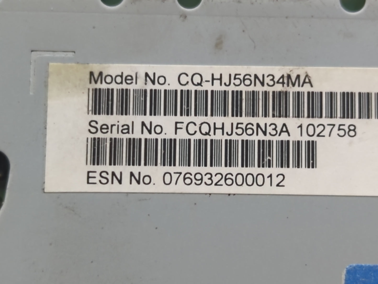 2017-2018 Lincoln Mkx Radio AM FM Cd Player Receiver Replacement P/N:HA1T-19C107-AF HA1T-19C107-CC Fits Fits 2017 2018 OEM U