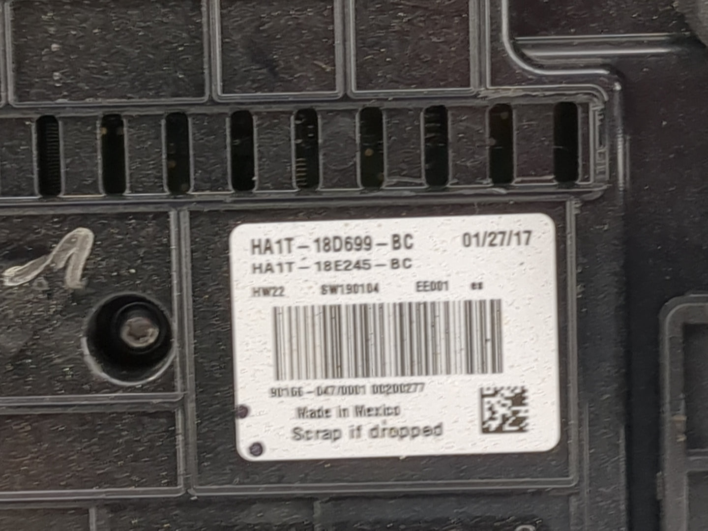 2017 Lincoln Mkx Climate Control Module Temperature AC/Heater Replacement P/N:HA1T-18D699-BC HA1T-18E245-BC Fits OEM Used Au