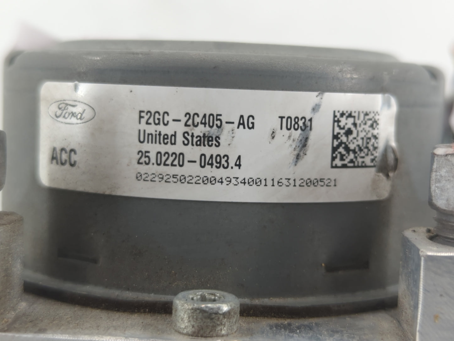 2016-2018 Lincoln Mkx ABS Pump Control Module Replacement P/N:F2GC-2C405-AG Fits Fits 2015 2016 2017 2018 OEM Used Auto Part