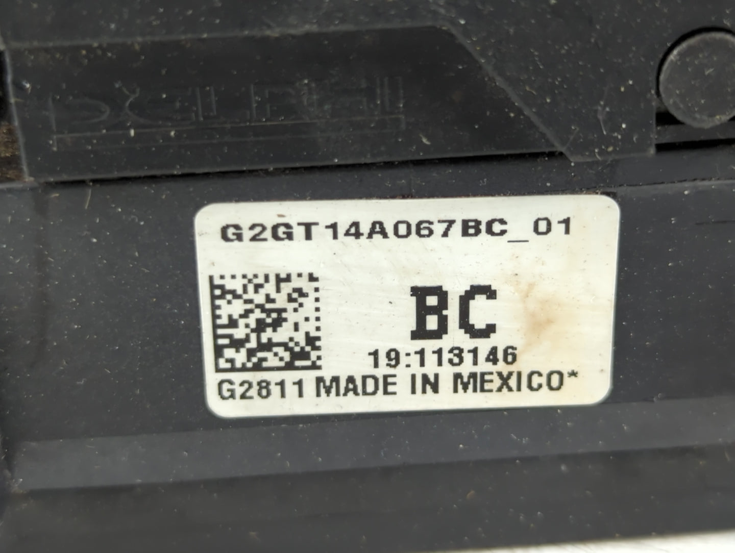 2016-2017 Lincoln Mkx Fusebox Fuse Box Panel Relay Module P/N:G2GT14A067BC-01 Fits Fits 2015 2016 2017 2018 OEM Used Auto Pa