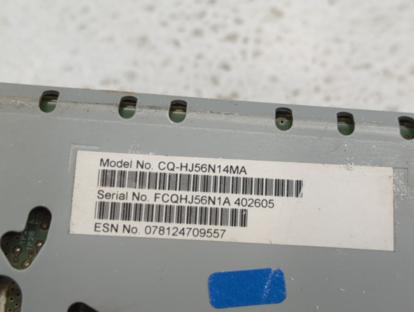 2017-2018 Lincoln Mkx Am Fm Cd Player Radio Receiver - Oemusedautoparts1.com