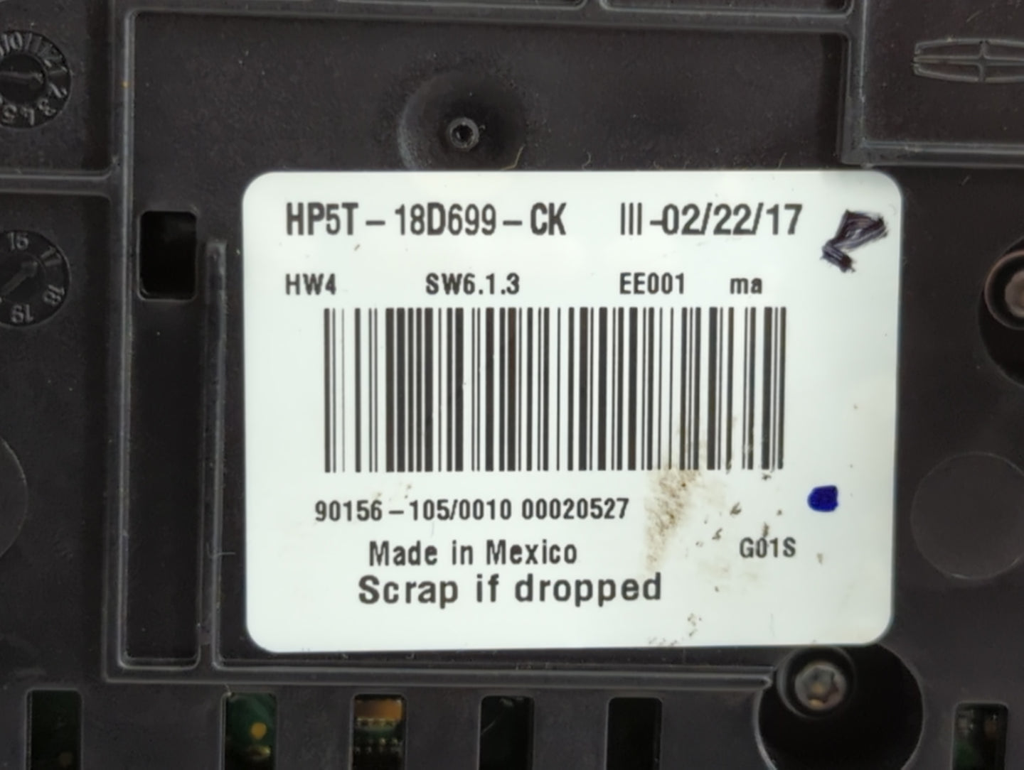 2017 Lincoln Mkz Radio AM FM Cd Player Receiver Replacement P/N:HP5T-18D699-CK Fits OEM Used Auto Parts - Oemusedautoparts1.