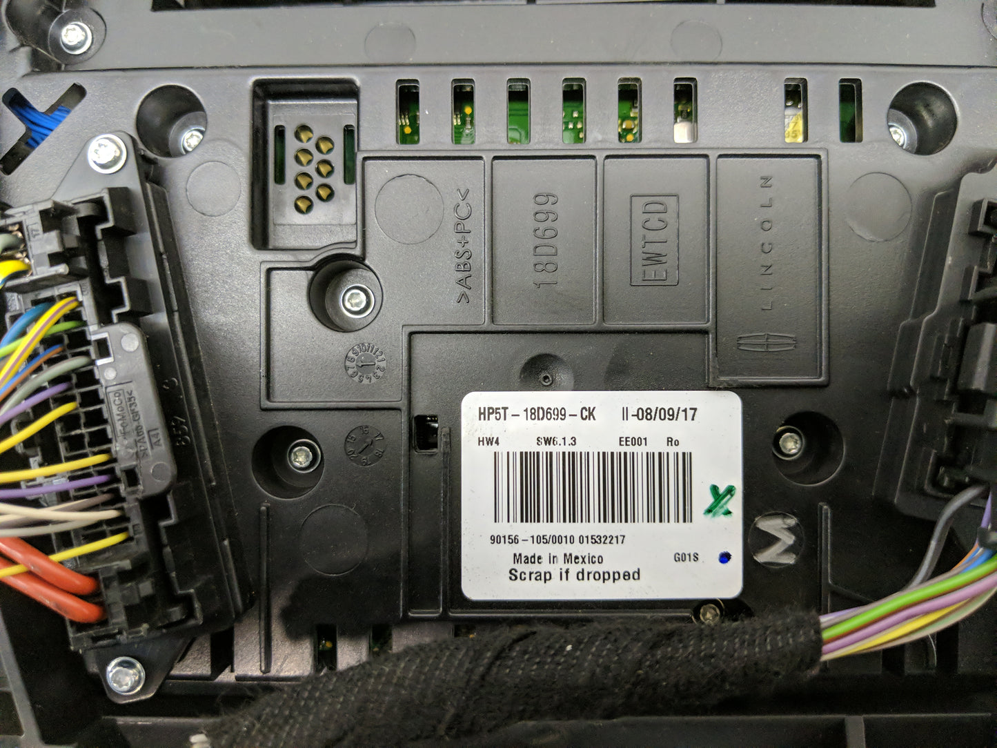 2017-2020 Lincoln Mkz Radio Control Panel - Oemusedautoparts1.com