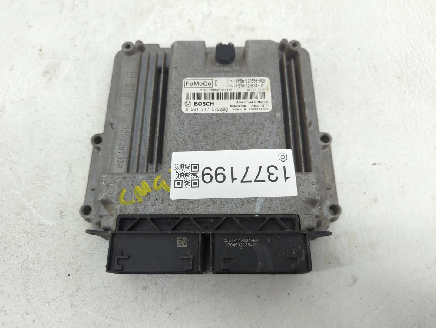 2017-2019 Lincoln Mkz PCM Engine Control Computer ECU ECM PCU OEM P/N:HS7A-12B684-JA HP5A-12A650-AGB Fits Fits 2017 2018 201