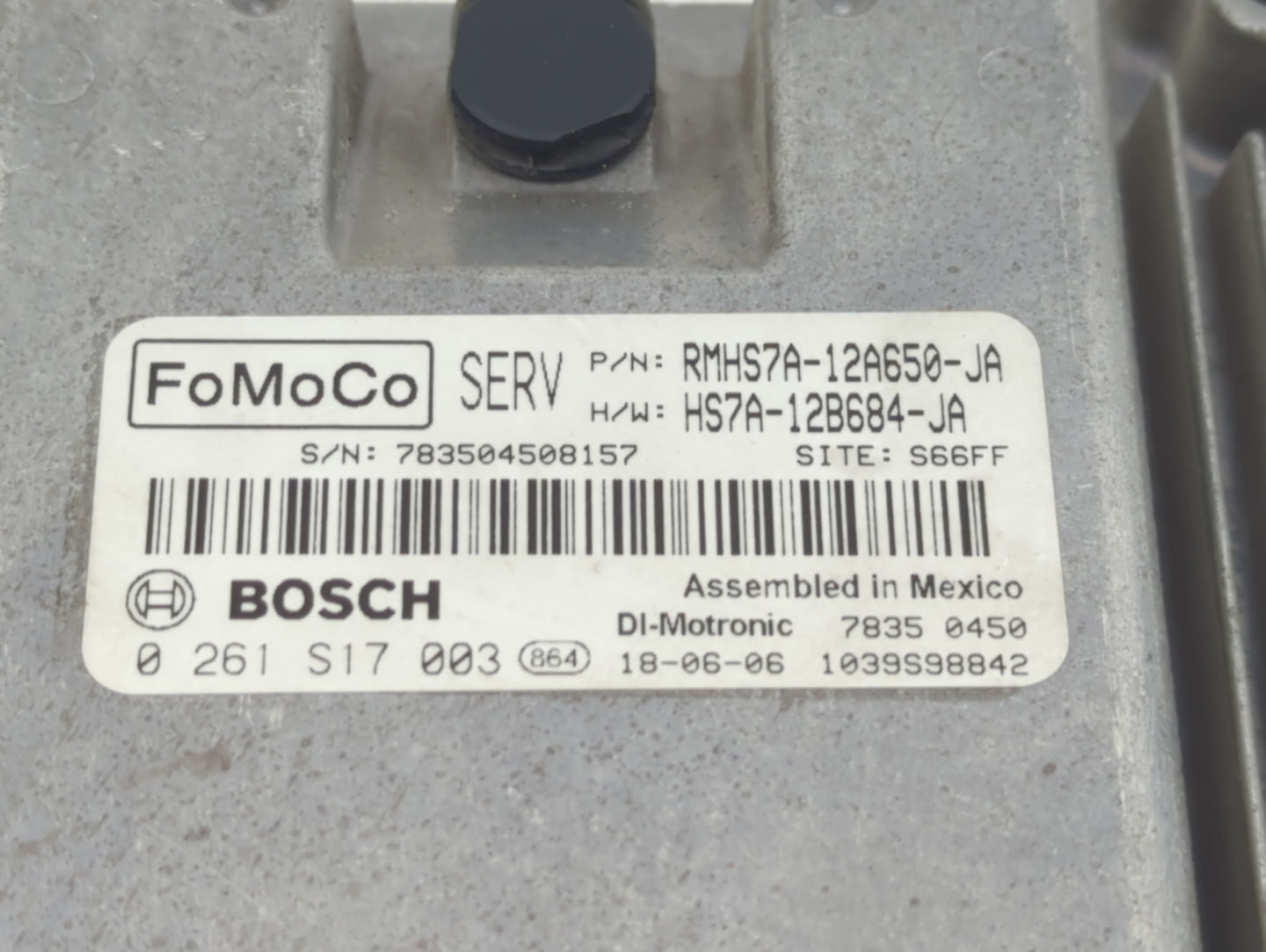 2017-2019 Lincoln Mkz PCM Engine Control Computer ECU ECM PCU OEM P/N:0 261 S17 003 HS7A-12B684-JA Fits Fits 2017 2018 2019 