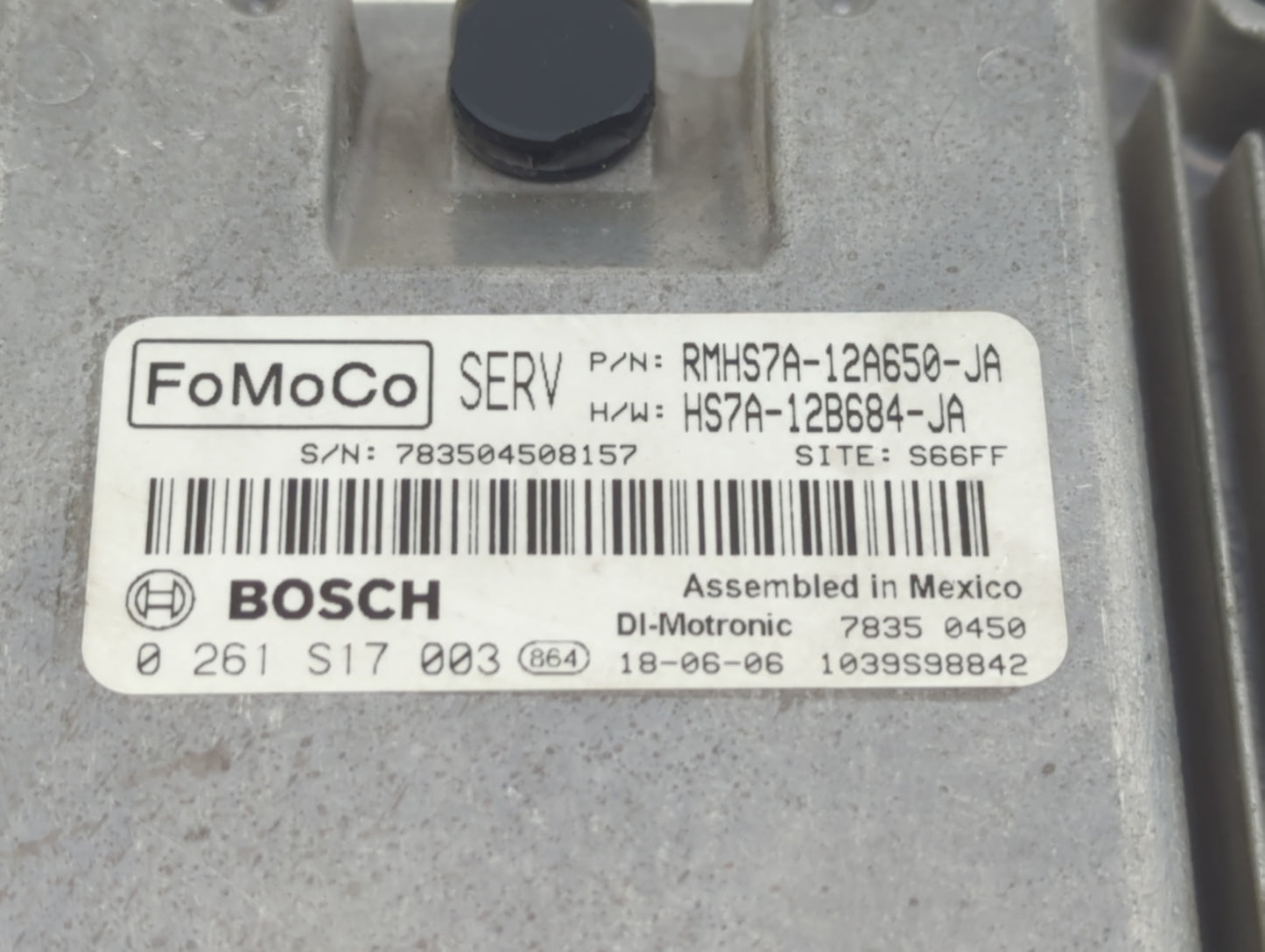 2017-2019 Lincoln Mkz PCM Engine Control Computer ECU ECM PCU OEM P/N:0 261 S17 003 HS7A-12B684-JA Fits Fits 2017 2018 2019 