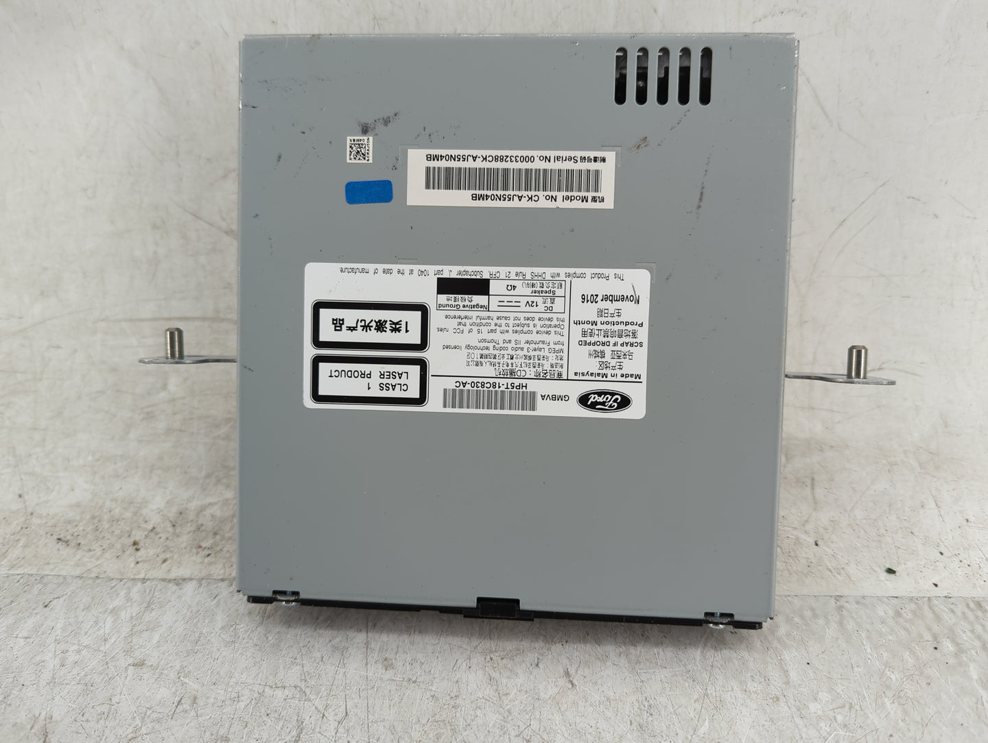 2017-2019 Lincoln Mkz Radio AM FM Cd Player Receiver Replacement P/N:HP5T-18C830-AC Fits Fits 2017 2018 2019 OEM Used Auto P