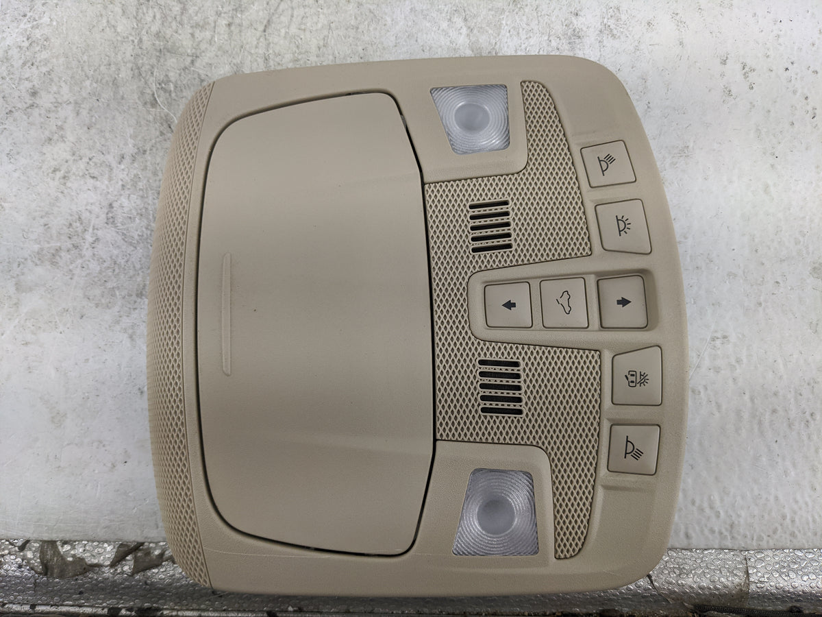 2017-2020 Lincoln Mkz Overhead Console W/rear Climate Control Tan - Oemusedautoparts1.com