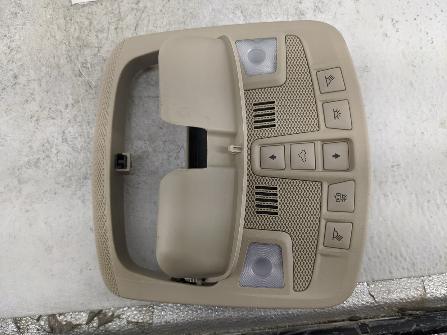 2017-2020 Lincoln Mkz Overhead Console W/rear Climate Control Tan - Oemusedautoparts1.com