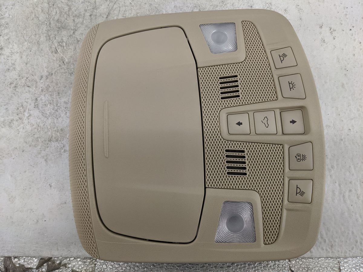 2017-2020 Lincoln Mkz Overhead Console W/rear Climate Control Tan - Oemusedautoparts1.com