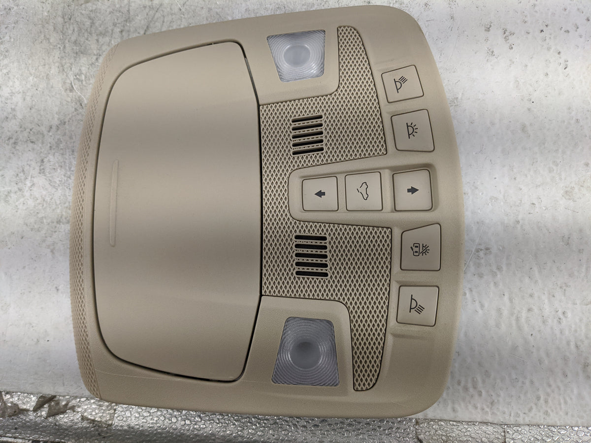 2017-2020 Lincoln Mkz Overhead Console W/rear Climate Control Tan - Oemusedautoparts1.com