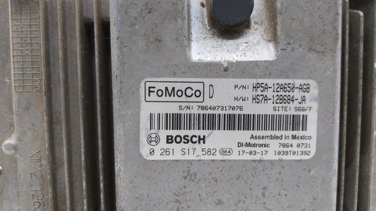 2017-2019 Lincoln Mkz PCM Engine Control Computer ECU ECM PCU OEM P/N:HP5A-12A650-AGB HJ5A-12A650-HA Fits Fits 2017 2018 201