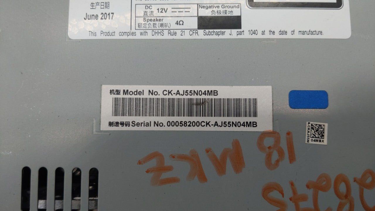 2015-2019 Lincoln Mkz Am Fm Cd Player Radio Receiver - Oemusedautoparts1.com