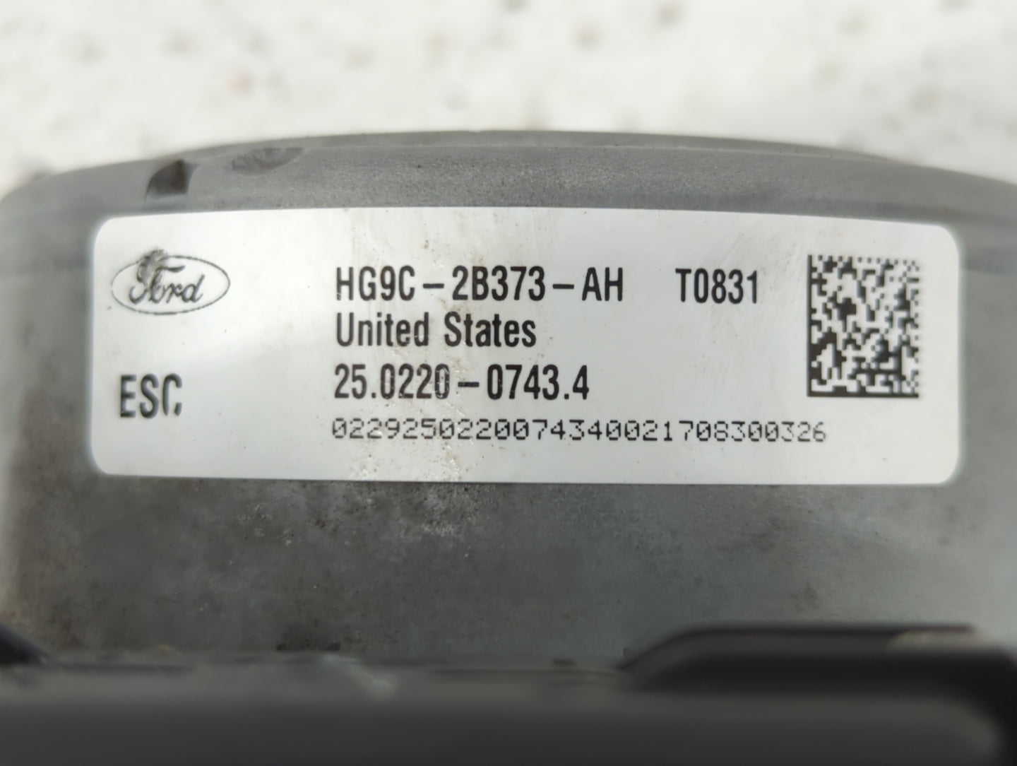 2017-2018 Lincoln Mkz ABS Pump Control Module Replacement P/N:HG9C-2B373-CH HG9C-2B373-AH Fits Fits 2017 2018 OEM Used Auto 