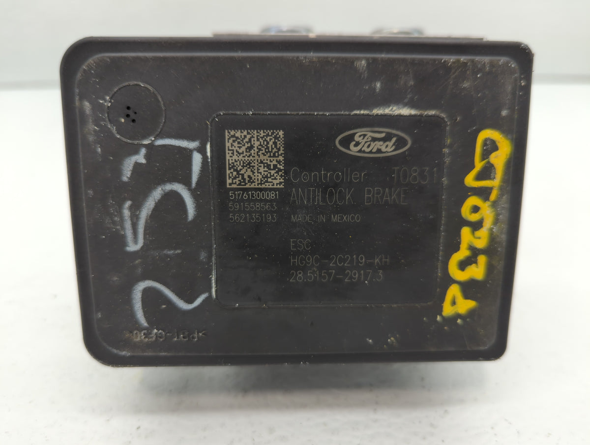 2017-2018 Lincoln Mkz Anti-Lock Brake ABS Pump Module Actuator OEM P/N:HG9C-2B373-CG HG9C-2B373-CH Fits Fits 2017 2018 OEM U