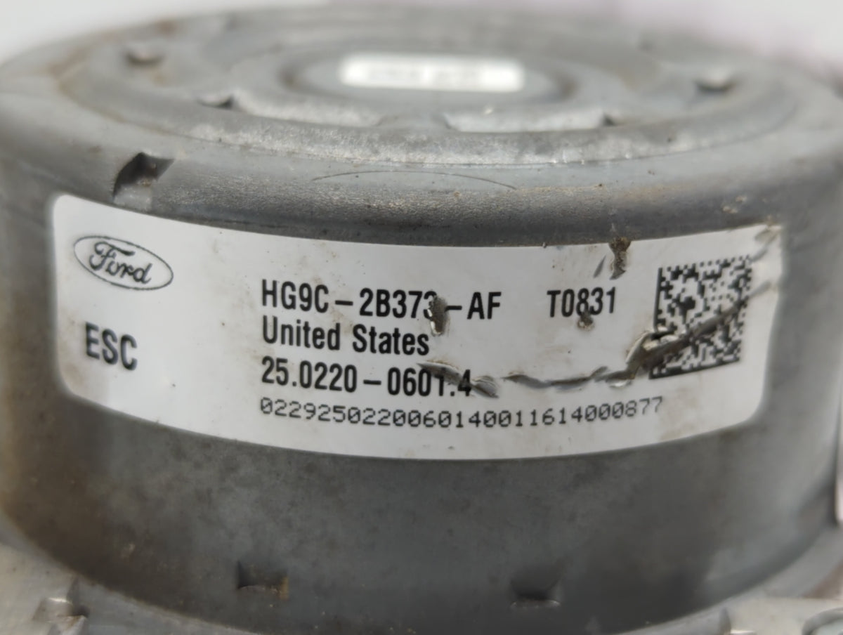2017-2018 Lincoln Mkz Anti-Lock Brake ABS Pump Module Actuator OEM P/N:HG9C-2B373-CG HG9C-2B373-CH Fits Fits 2017 2018 OEM U