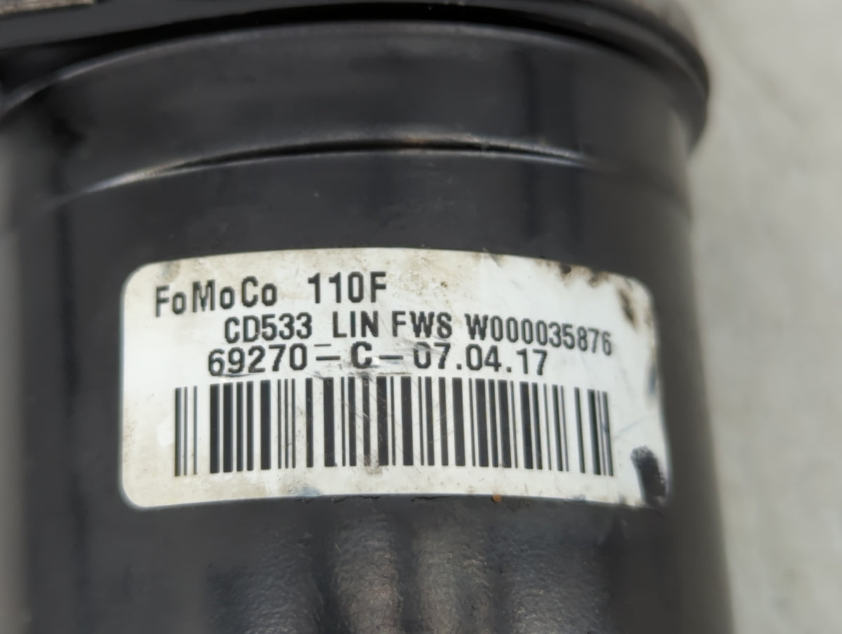 2017 Lincoln Mkz Front Windshield Wiper Motor Fits OEM Used Auto Parts - Oemusedautoparts1.com