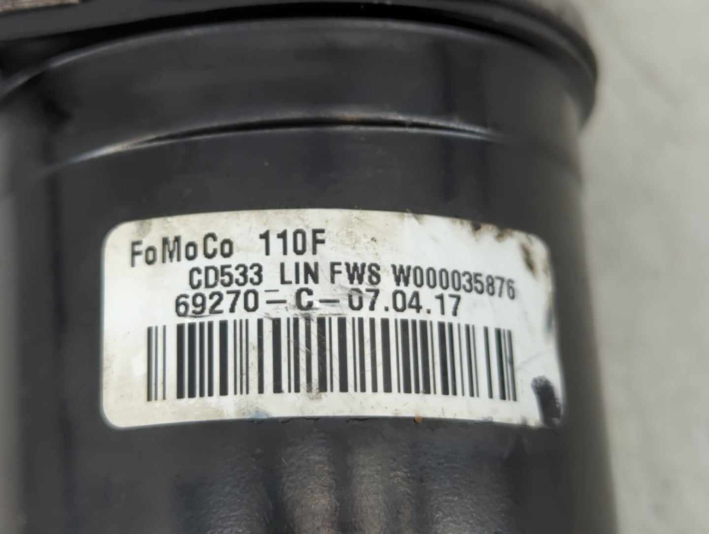 2017 Lincoln Mkz Front Windshield Wiper Motor Fits OEM Used Auto Parts - Oemusedautoparts1.com