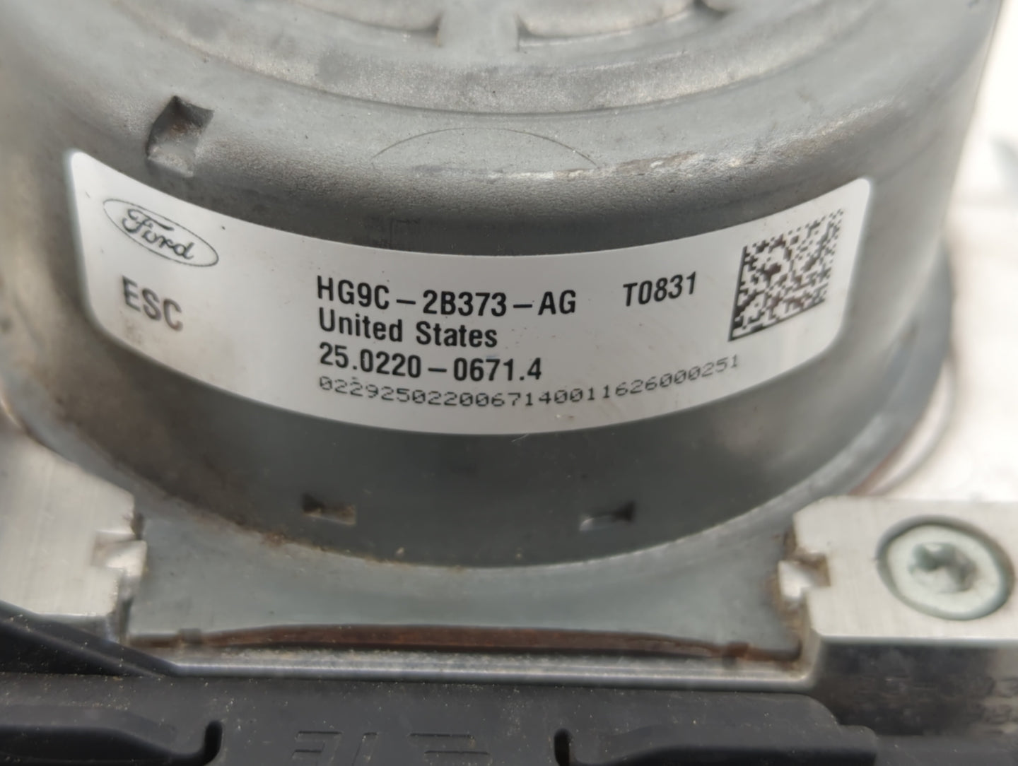 2017-2018 Lincoln Mkz ABS Pump Control Module Replacement P/N:HG9C-2B373-AG Fits Fits 2017 2018 OEM Used Auto Parts - Oemuse