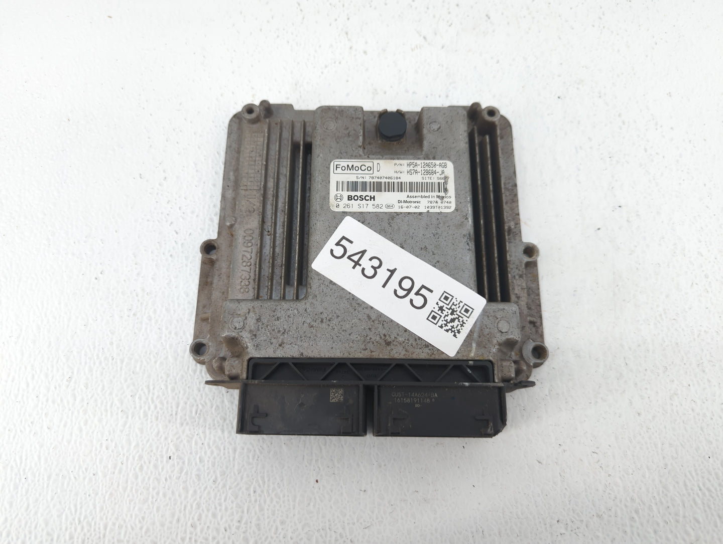 2017-2019 Lincoln Mkz PCM Engine Control Computer ECU ECM PCU OEM P/N:HP5A-12A650-AGB Fits Fits 2017 2018 2019 2020 OEM Used