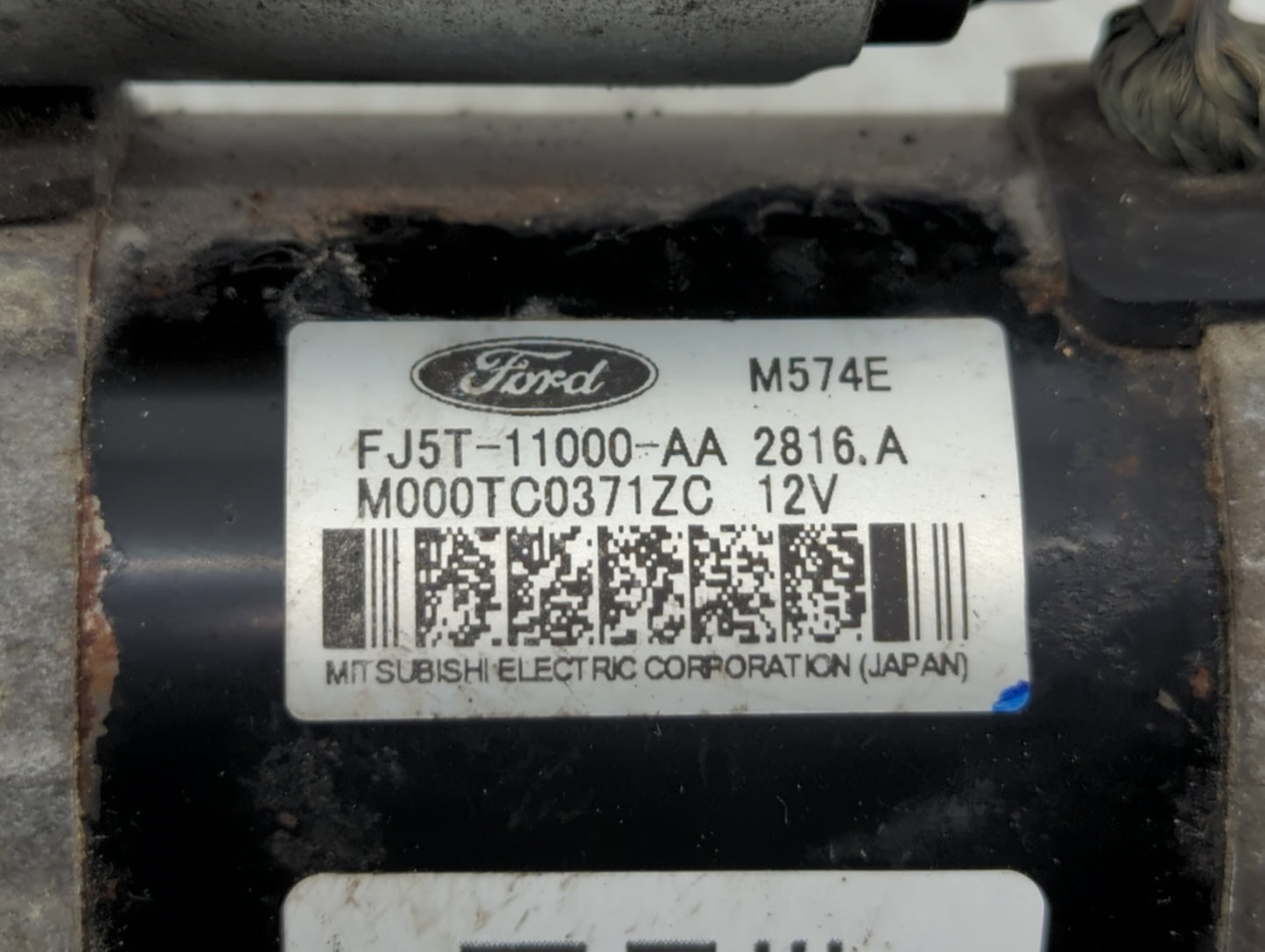 2013-2020 Lincoln Mkz Car Starter Motor Solenoid OEM P/N:M000TC0371ZC FJ5T-11000-AA Fits OEM Used Auto Parts - Oemusedautopa