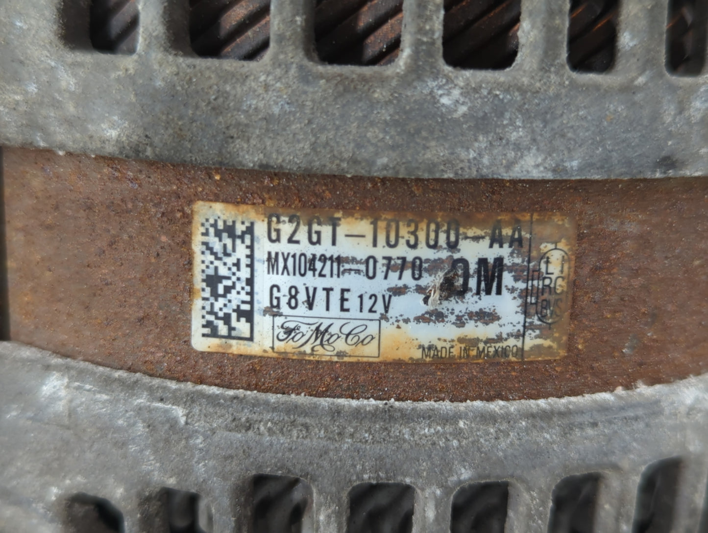 2013-2020 Lincoln Mkz Alternator Replacement Generator Charging Assembly Engine OEM P/N:MX104211-0770 G2GT-10300-AA Fits OEM