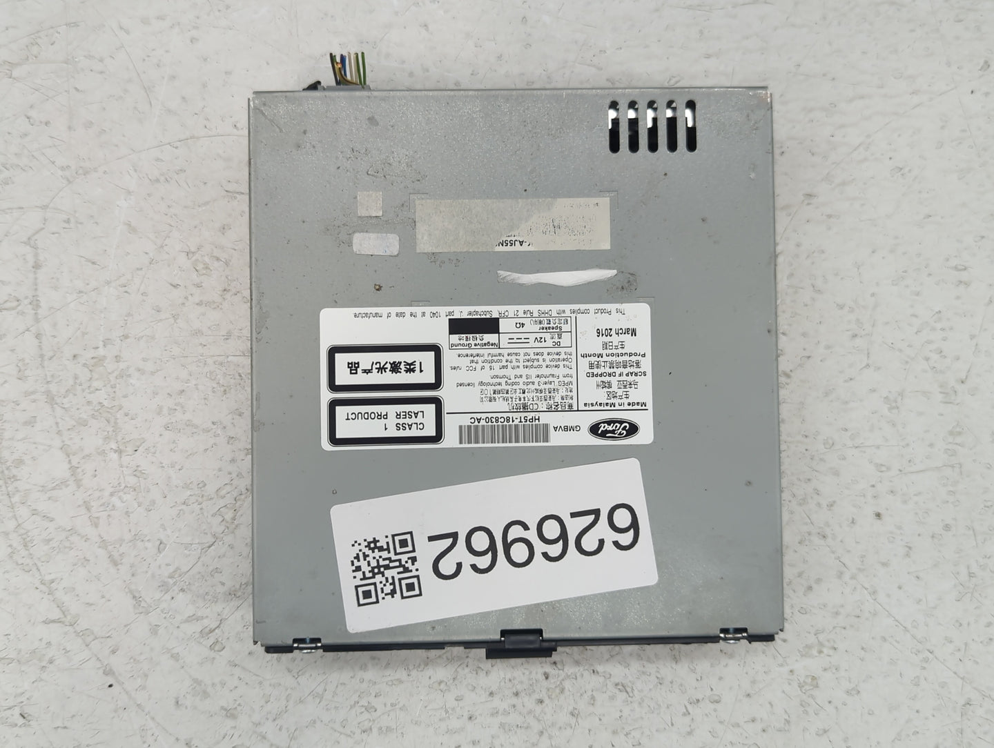 2017-2020 Lincoln Mkz Radio AM FM Cd Player Receiver Replacement P/N:KP5T-18D699-BB HP5T-18D699-AK Fits Fits 2017 2018 2019 
